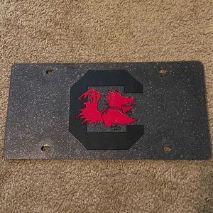 Carolina Gamecock plate